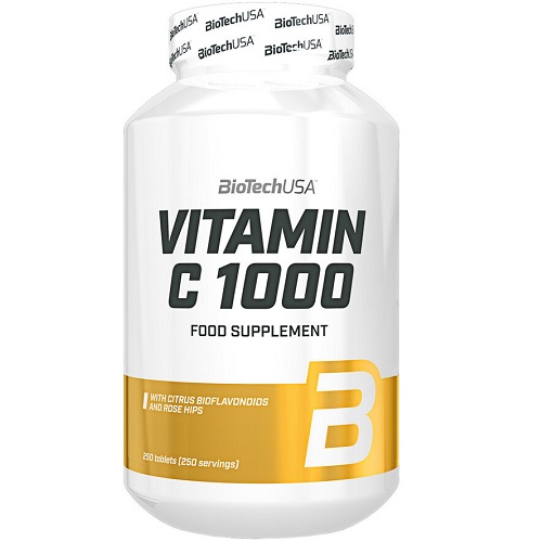 BioTech USA Vitamin C 1000, 250 Tablets